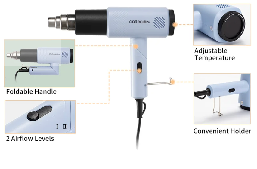 Pistola de Calor Craft Express CE-FQLB-1US